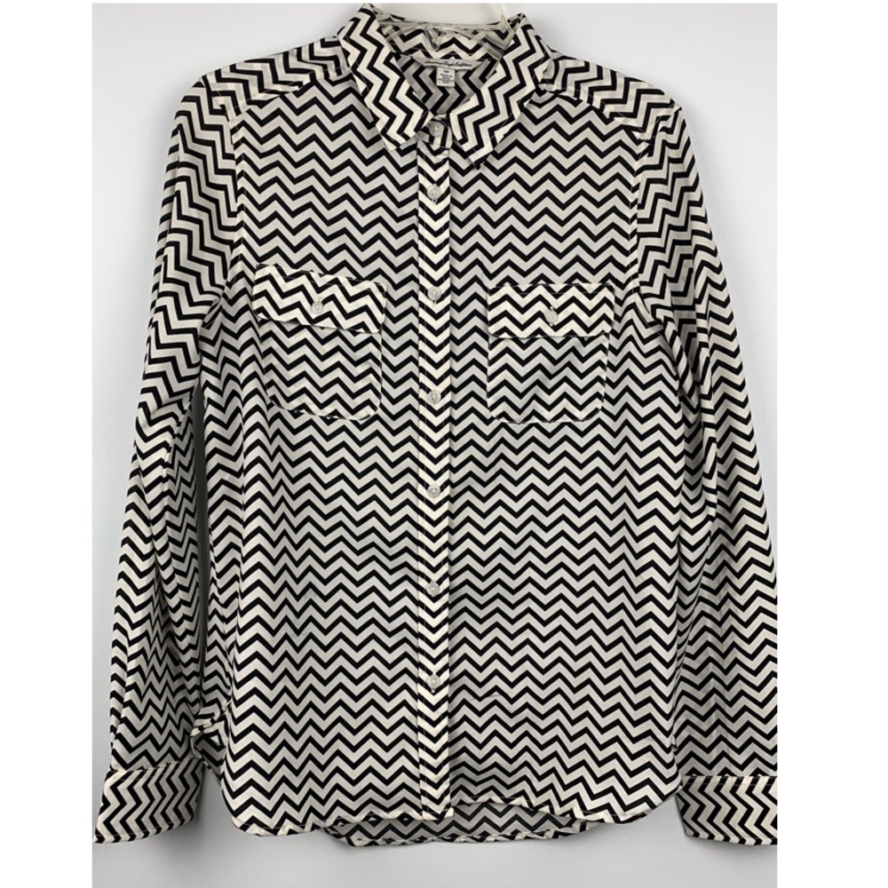 American Eagle Chevron Button Down Shirt - image 1